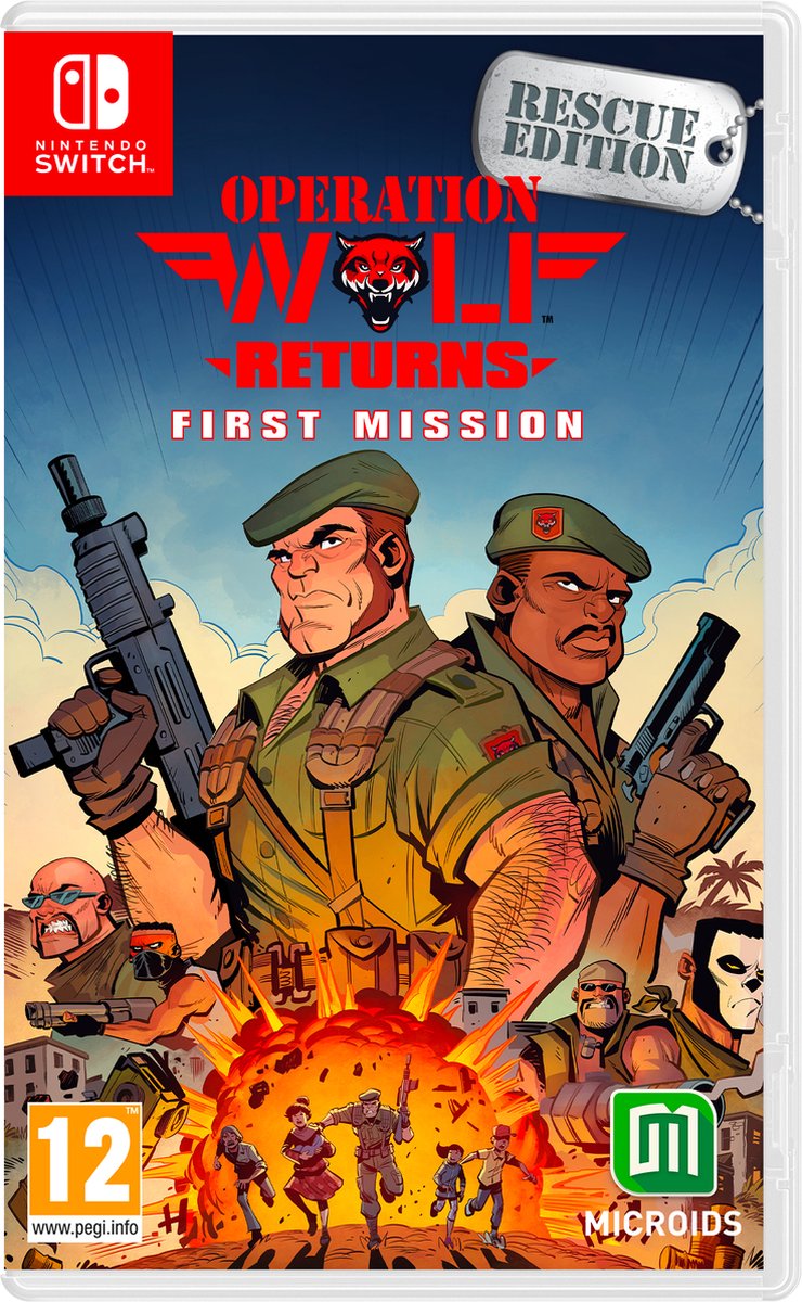 Operation Wolf Returns: First Mission (Rescue Edition) - Nintendo Switch - Action