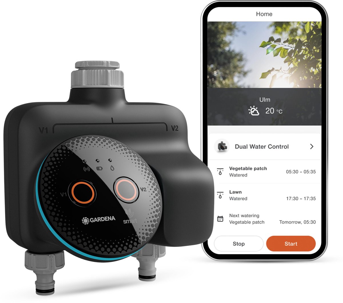 Gardena smart dobbelt vandingscomputer