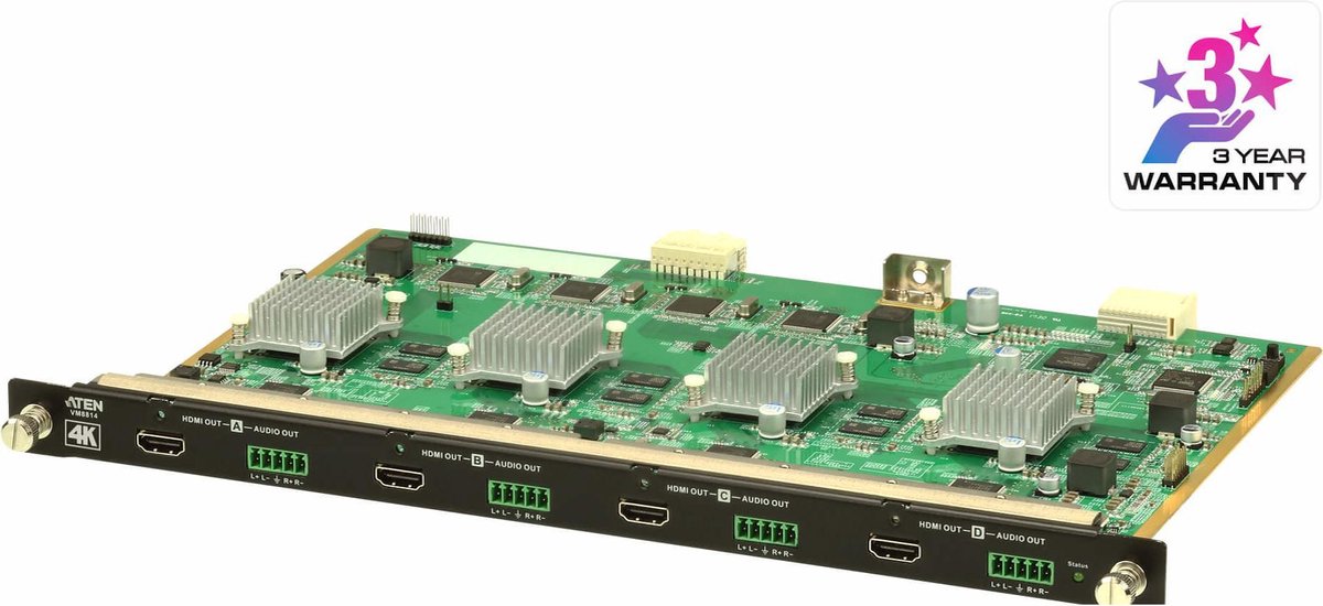 ATEN VM8814 4-Port 4K HDMI Output Board with Scaler