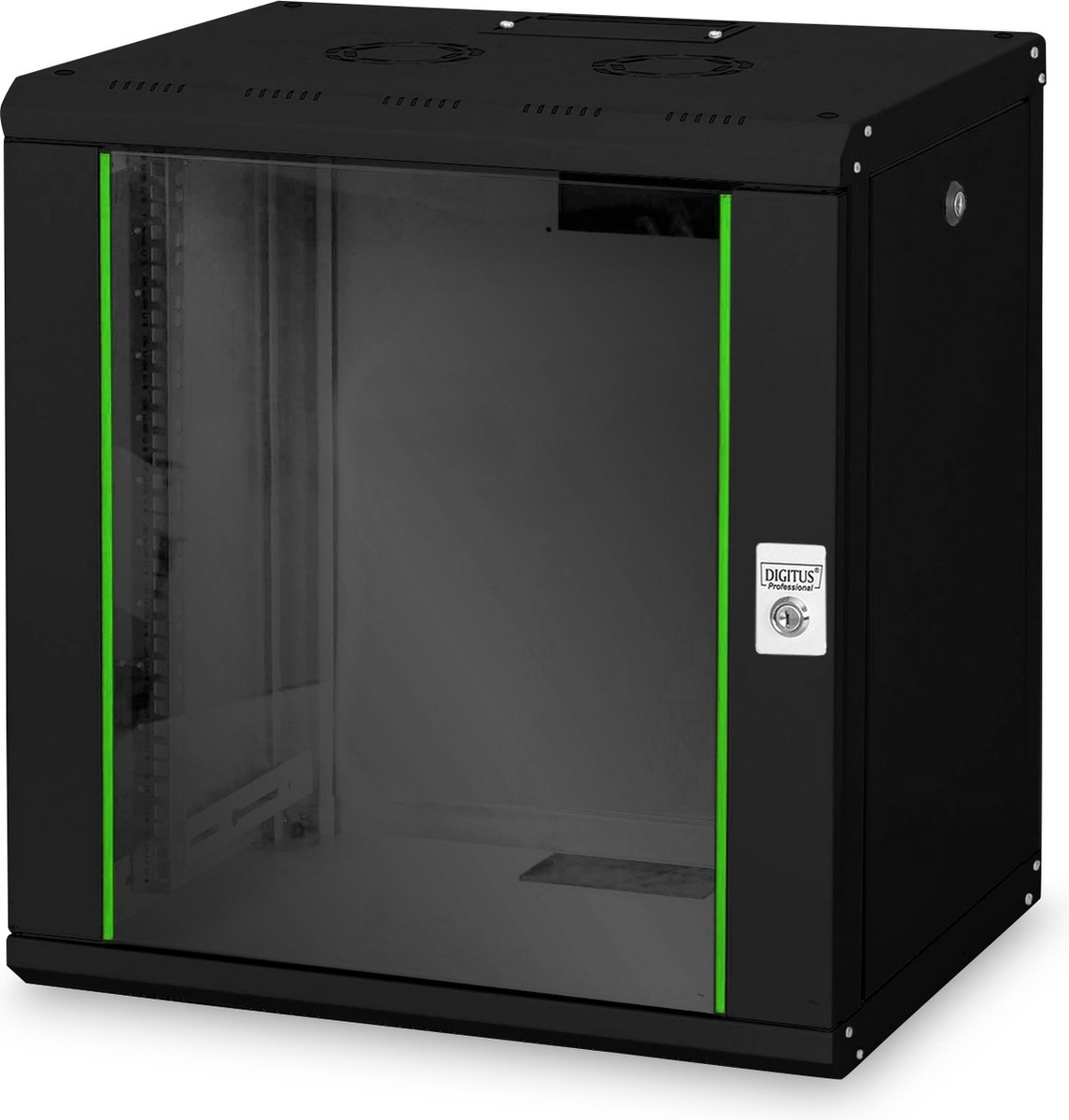 DIGITUS DN-19 12-U-SW - 12U - Wall Mount Rack Cabinet