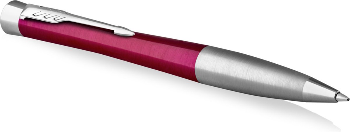 Parker Urban livlig magenta med detaljer i krom, drejekuglepen