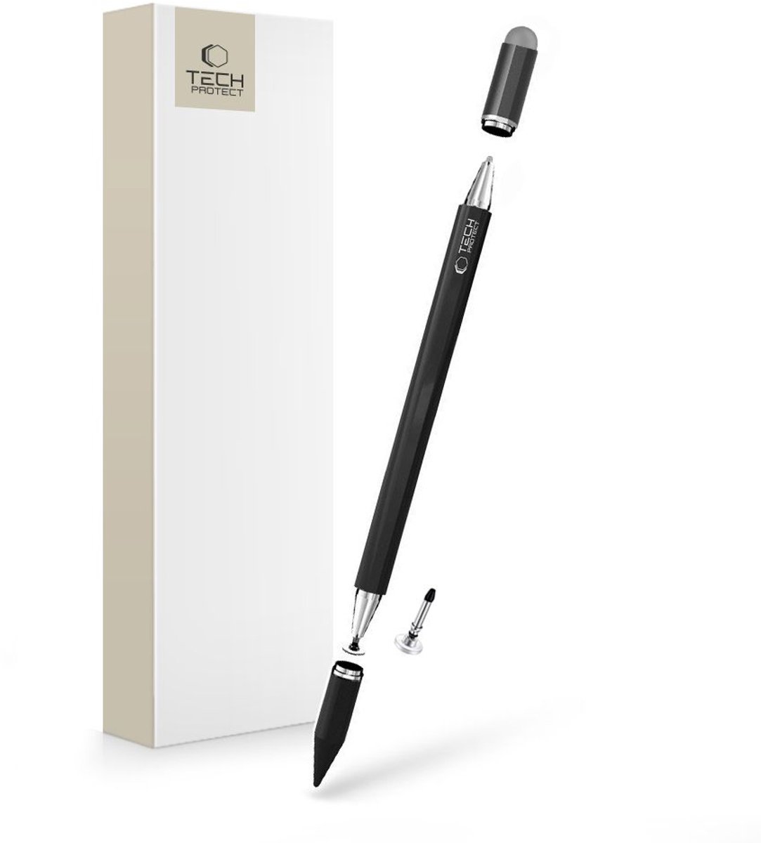 Tech-Protect USP200 3-TIP Stylus Passive Stylus - Black