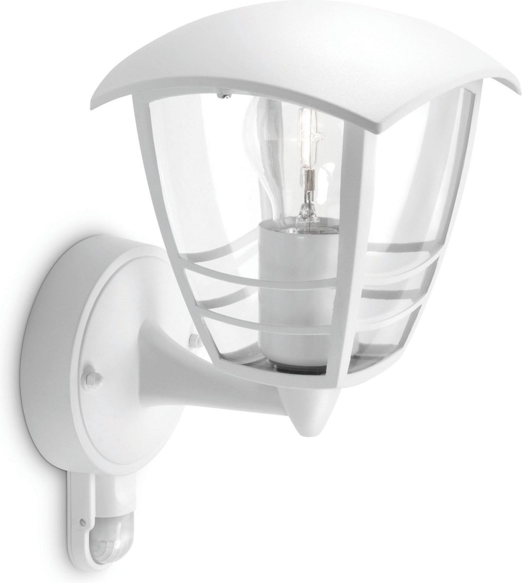 Philips Creek udendørs lampe med sensor, opad, hvid