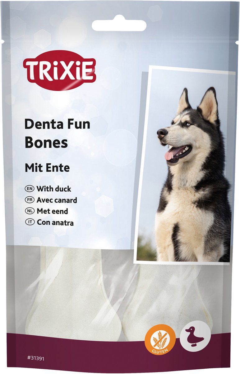 Trixie Denta Fun Duck Chewing Bones 10 cm 2 pcs/70 g