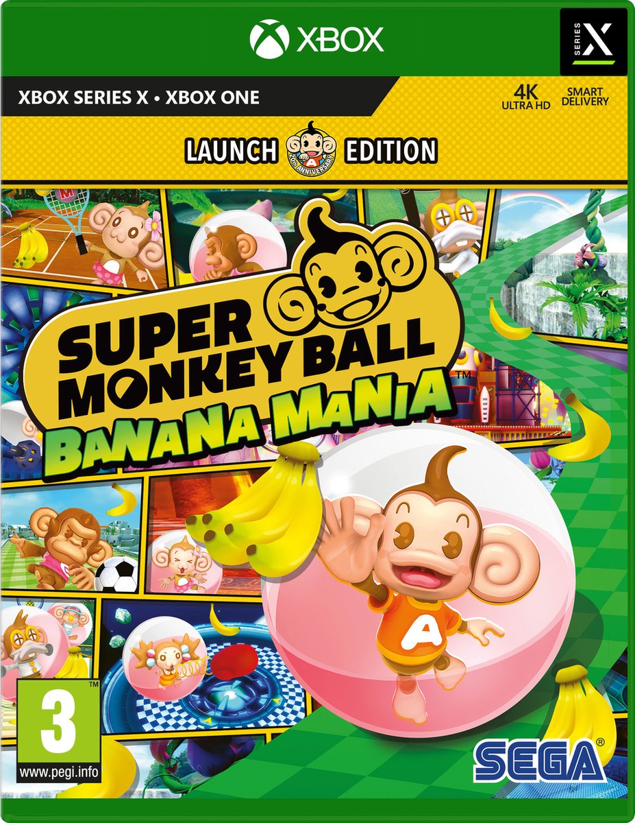 Super Monkey Ball: Banana Mania (Launch Edition) - Microsoft Xbox One - Platformer