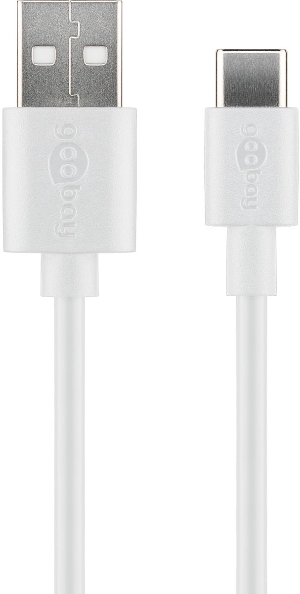 Pro USB-A <-> USB-C - 0.5m - USB 2.0 - Hvid