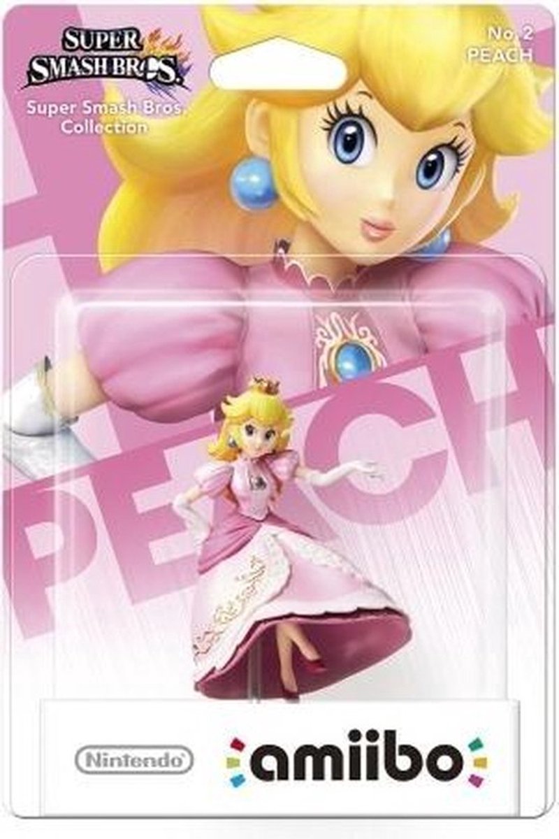 Nintendo Amiibo no. 2 Peach (Super Smash Bros. Collection)