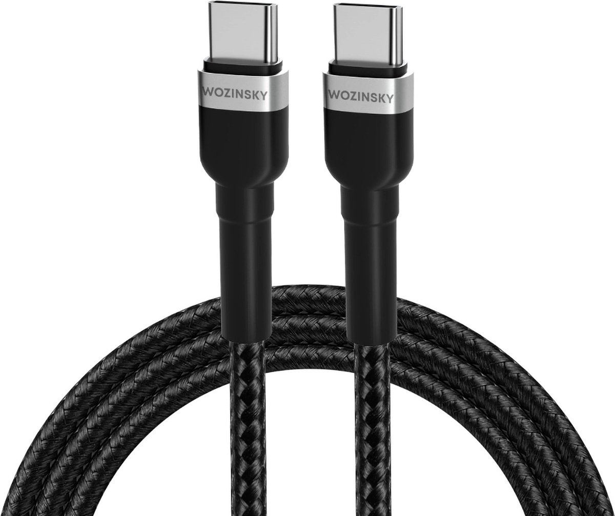 Wozinsky WNBCC1 USB-C / USB-C PD 65W 1 m Cable - Black