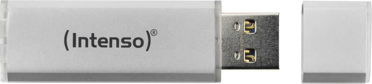 Intenso Alu Line - Sølv - 4GB - USB Stick