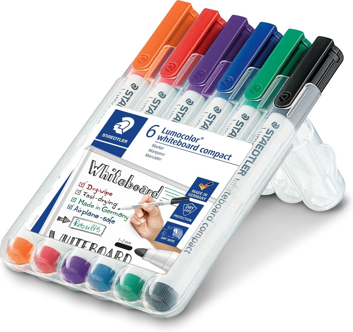 Staedtler Lumocolor WB-marker 6 ass./boks