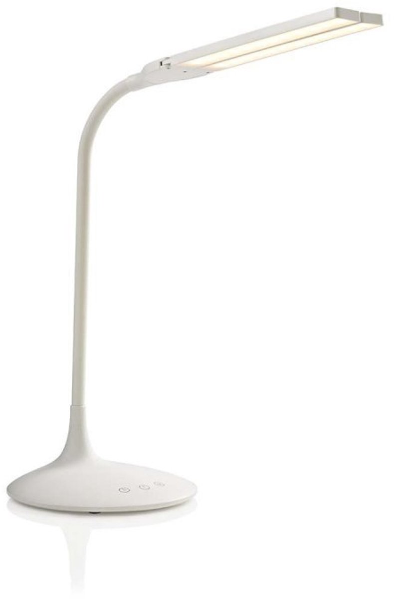 Nedis - desk lamp - LED - 6 W - cool white/warm white light - white