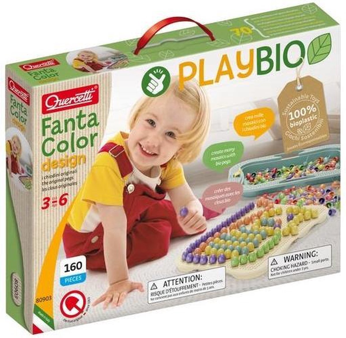 Quercetti Play Bio FantaColor Design (160 pcs)