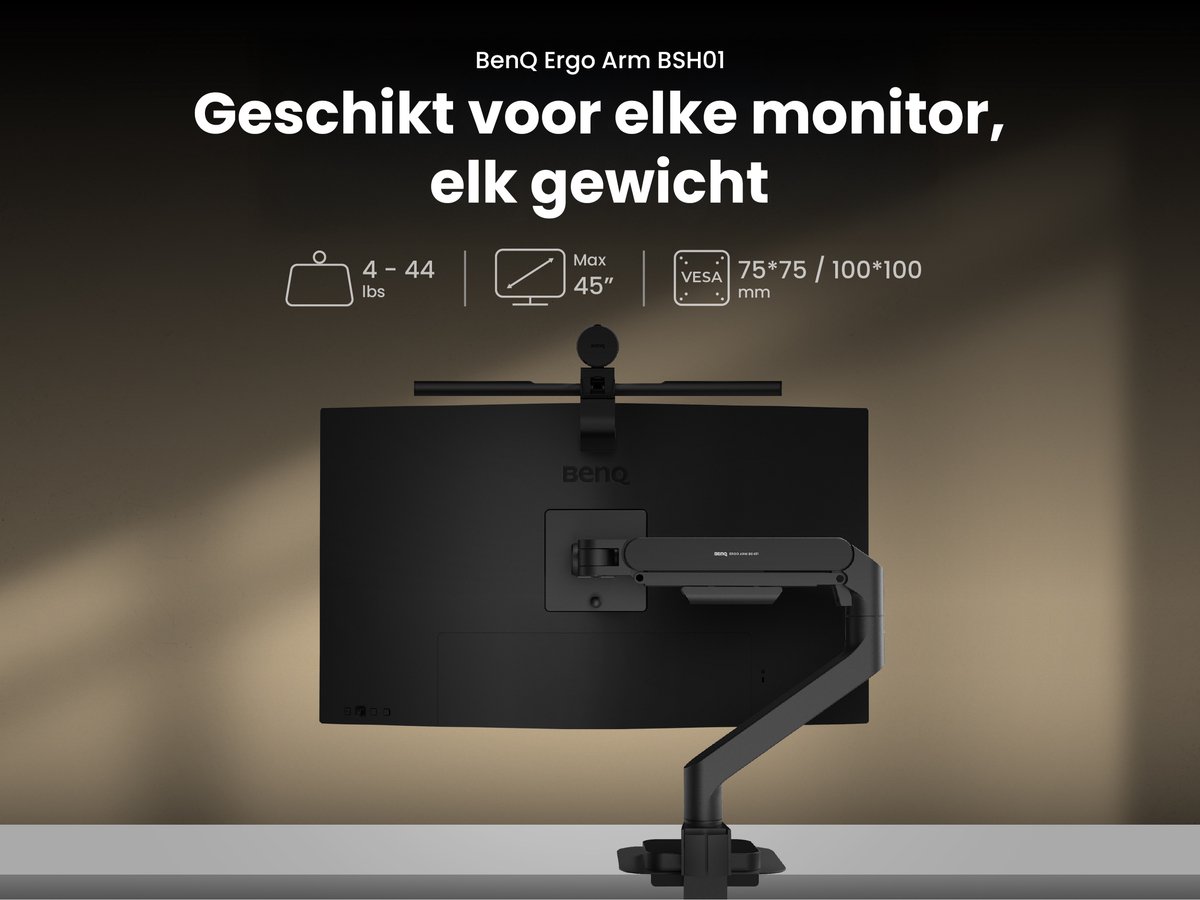 BenQ BSH01 mounting kit - for LCD display - universal - black