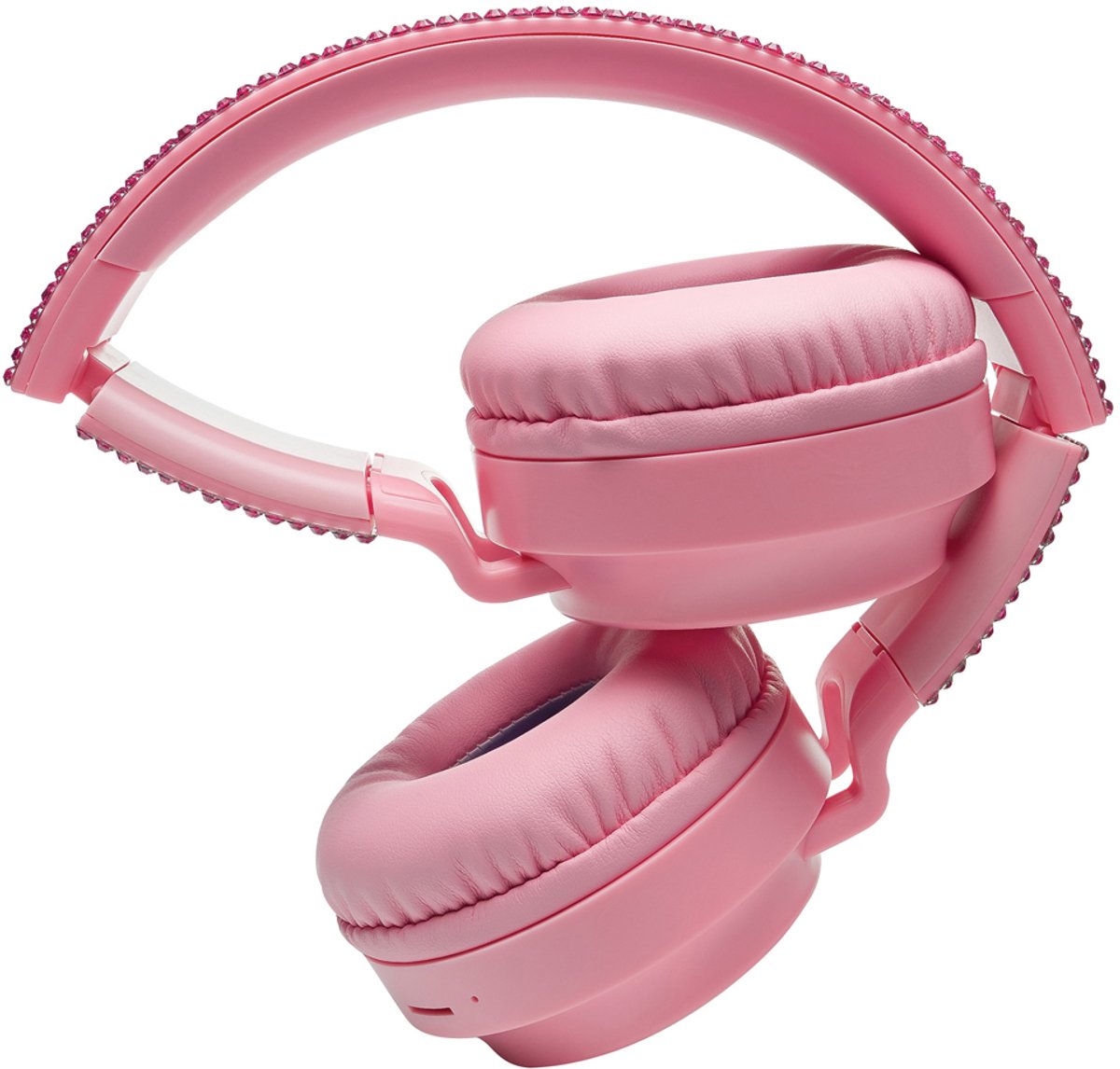 Lexibook 3D Pink Strass design Bluetooth® and wired headphones