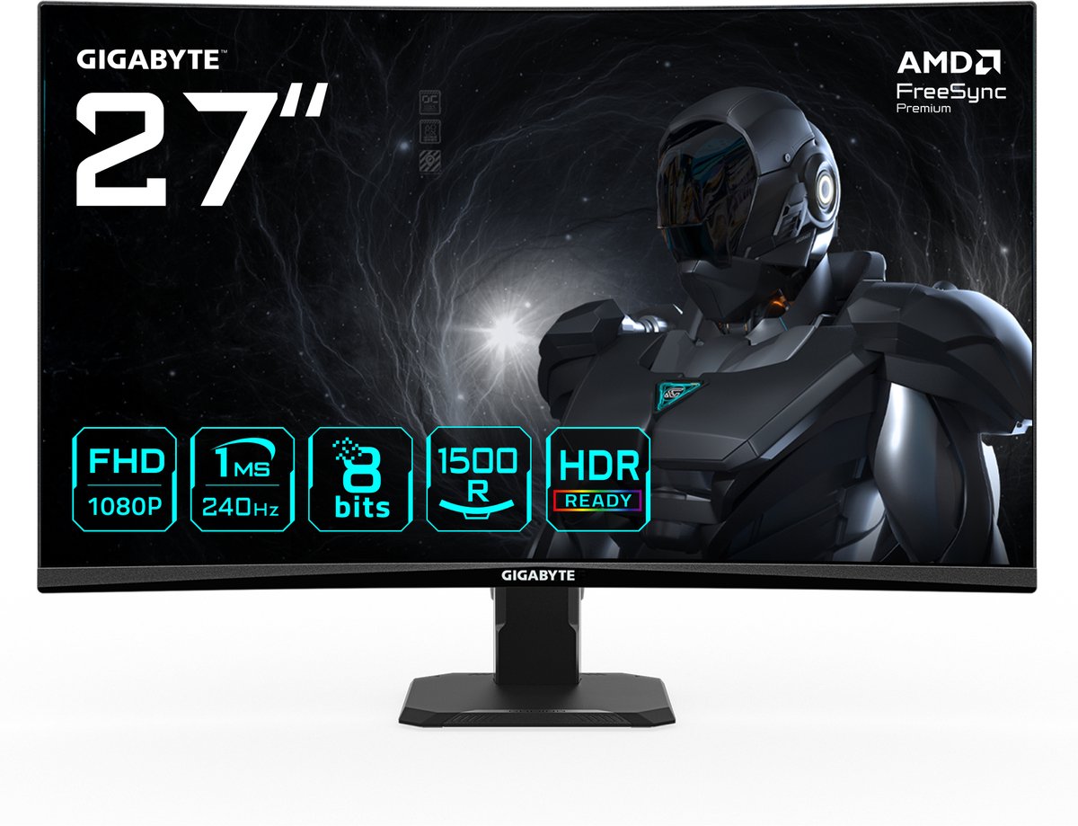 27" GIGABYTE GS27FC2 - 1920x1080 (FHD) - 240Hz - VA