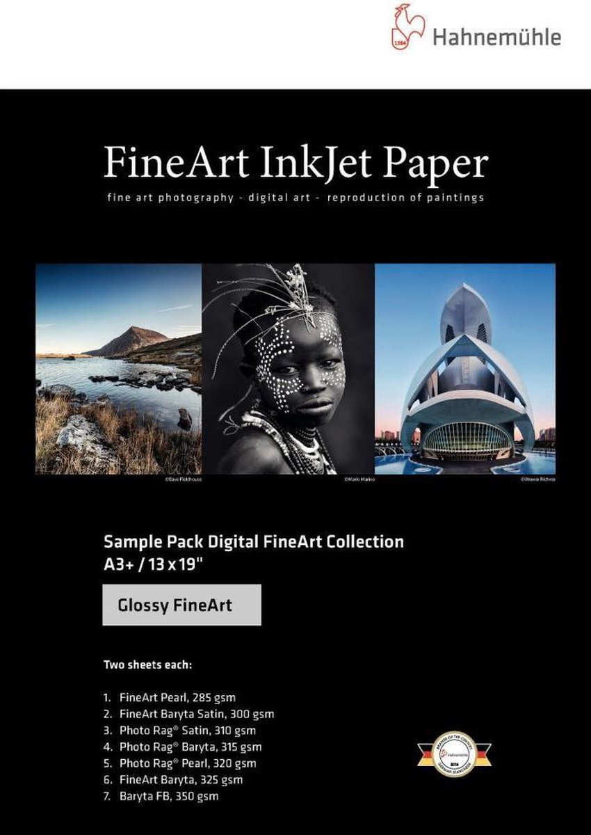 Hahnemühle Digital FineArt - paper - glossy - 12 sheet(s) - A4 (pack of 6)