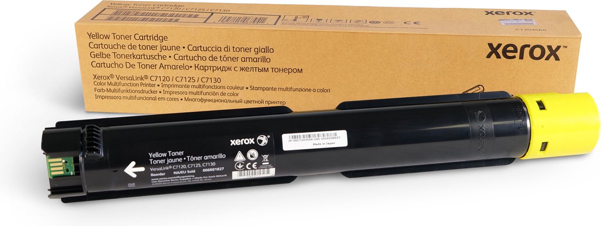 Xerox - Yellow | Original | Toner cartridge | VersaLink C7120