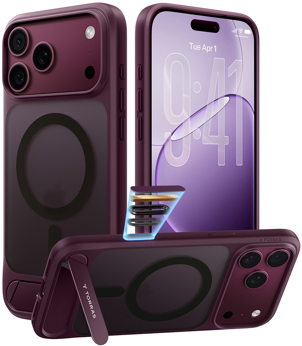 Torras Ostand L1 - purple - iPhone 18 Pro
