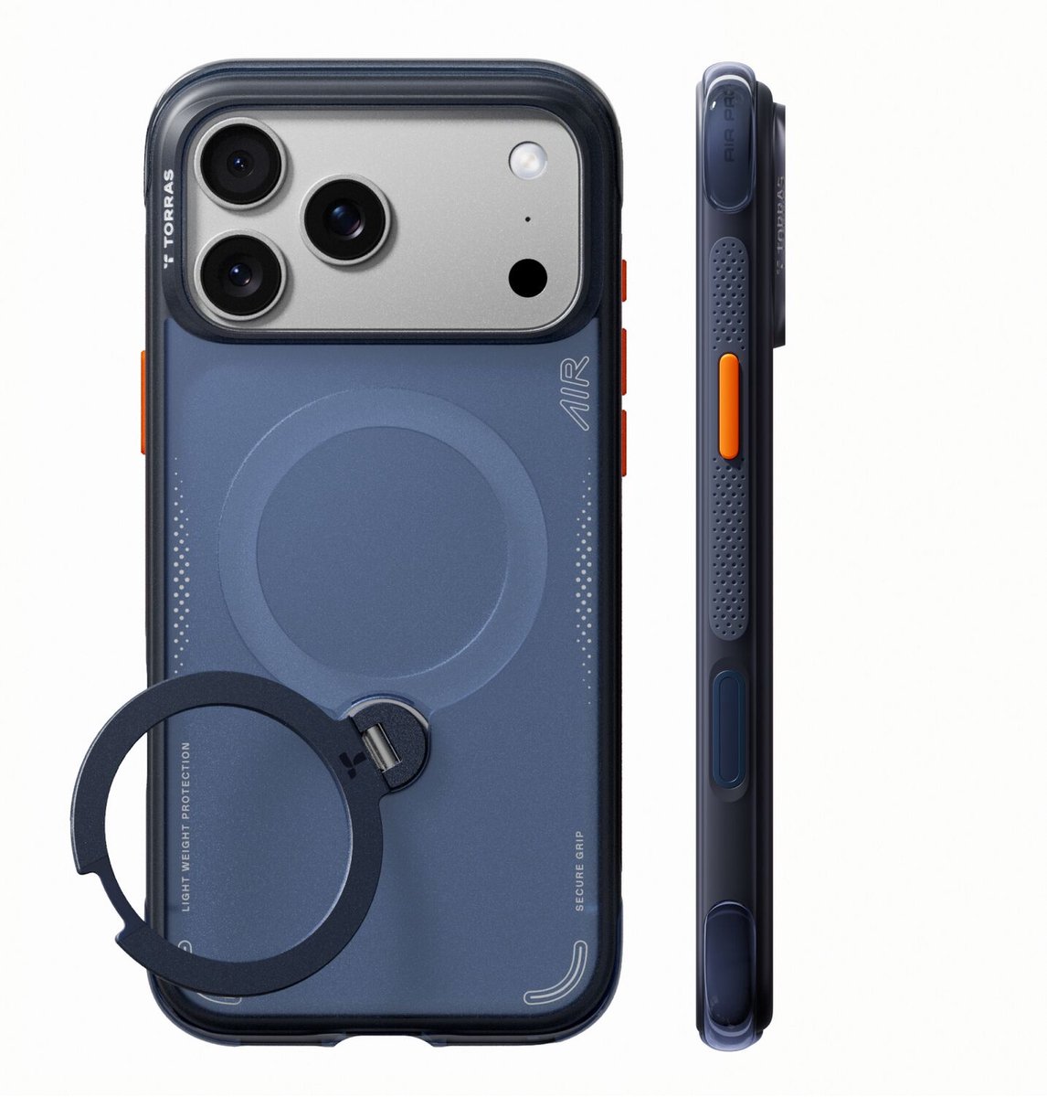 Torras Ostand Q3 Air - deep blue - iPhone 18 Pro Max