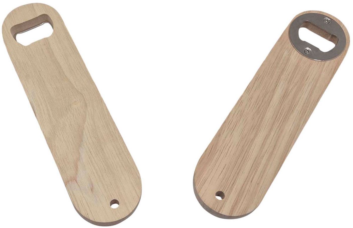 Playwood Wooden Bottle Opener Straight 17cm