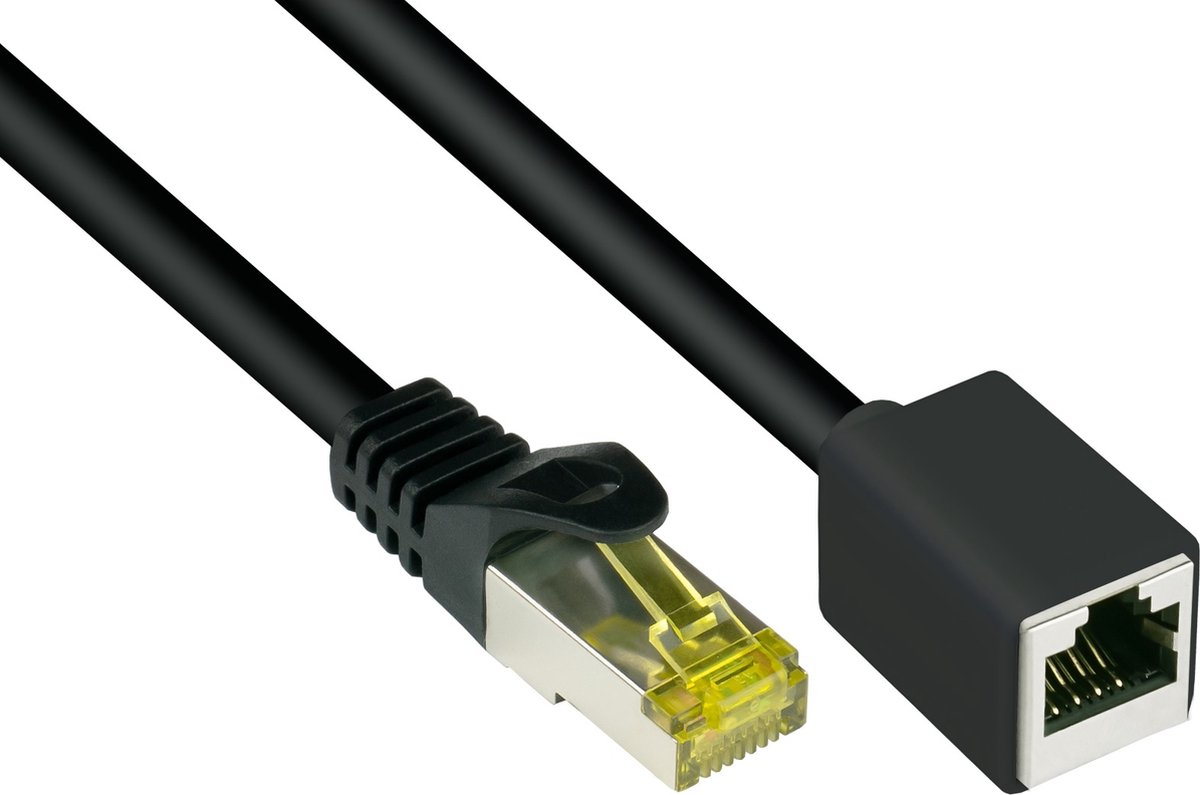 Alcasa electronik Good Connections RNS patch extension cable - 5 m - black - Sort