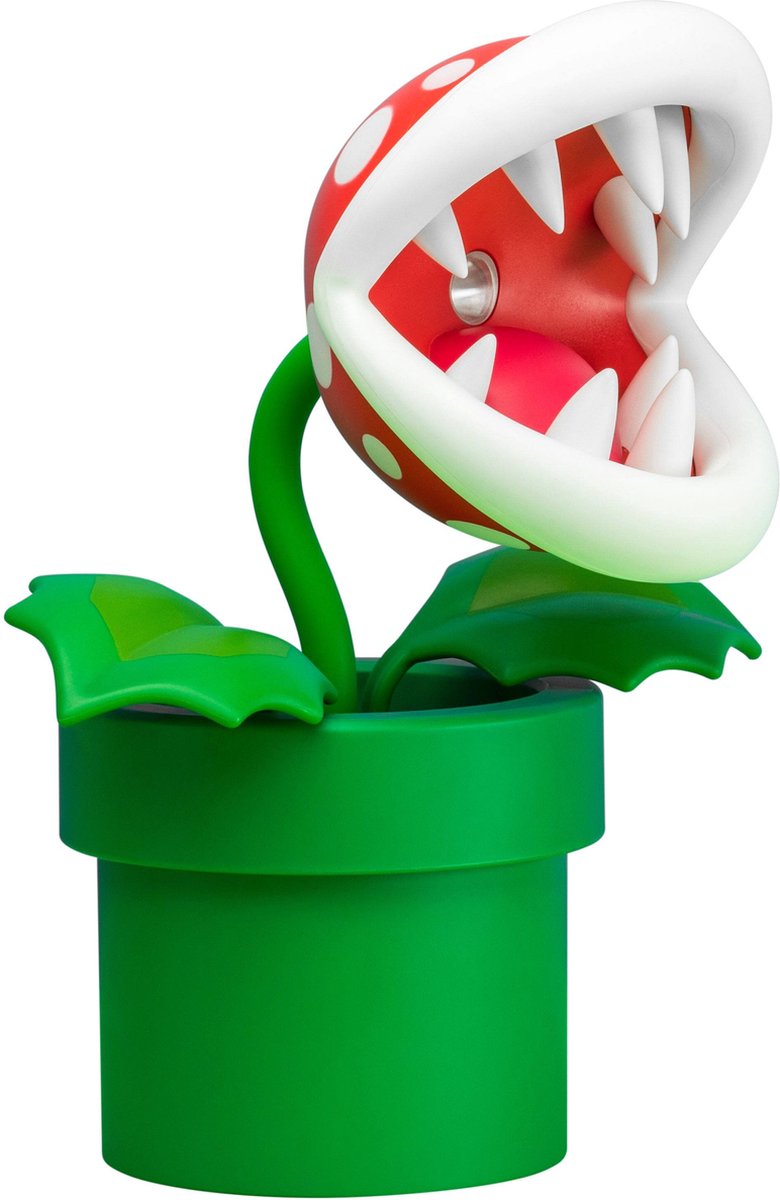 Paladone - Super Mario: Mini Piranha Plant Posable Lamp V2 - Lampe
