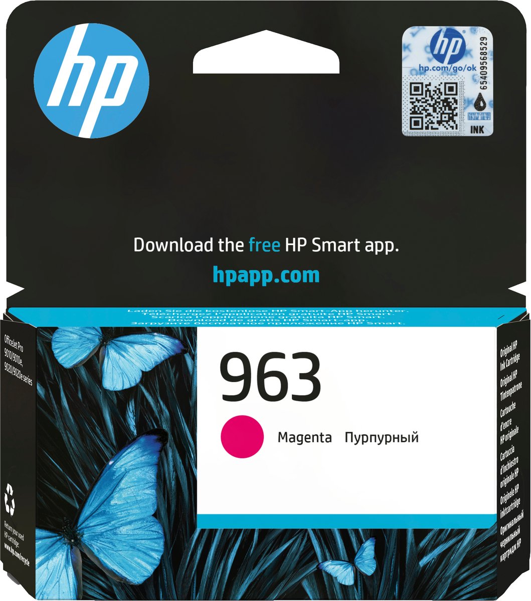 HP 963 / 3JA24AE Magenta Ink