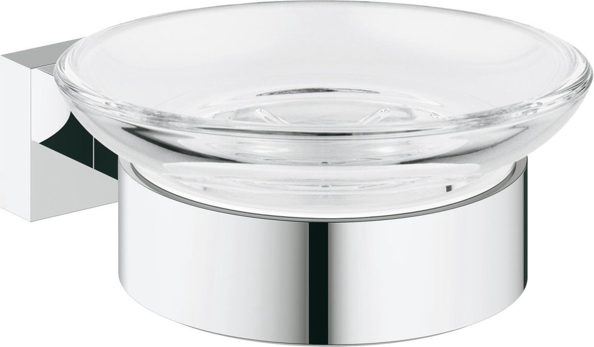 Grohe Essentials Cube Sæbeskål med holder krom