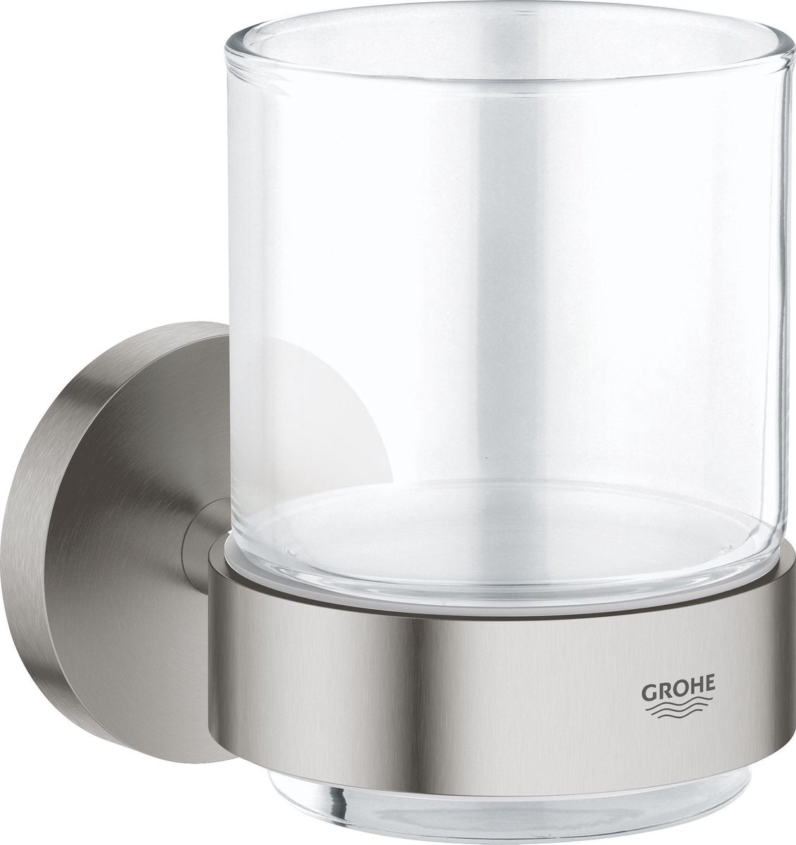Grohe Essentials Krystalglas med holder supersteel