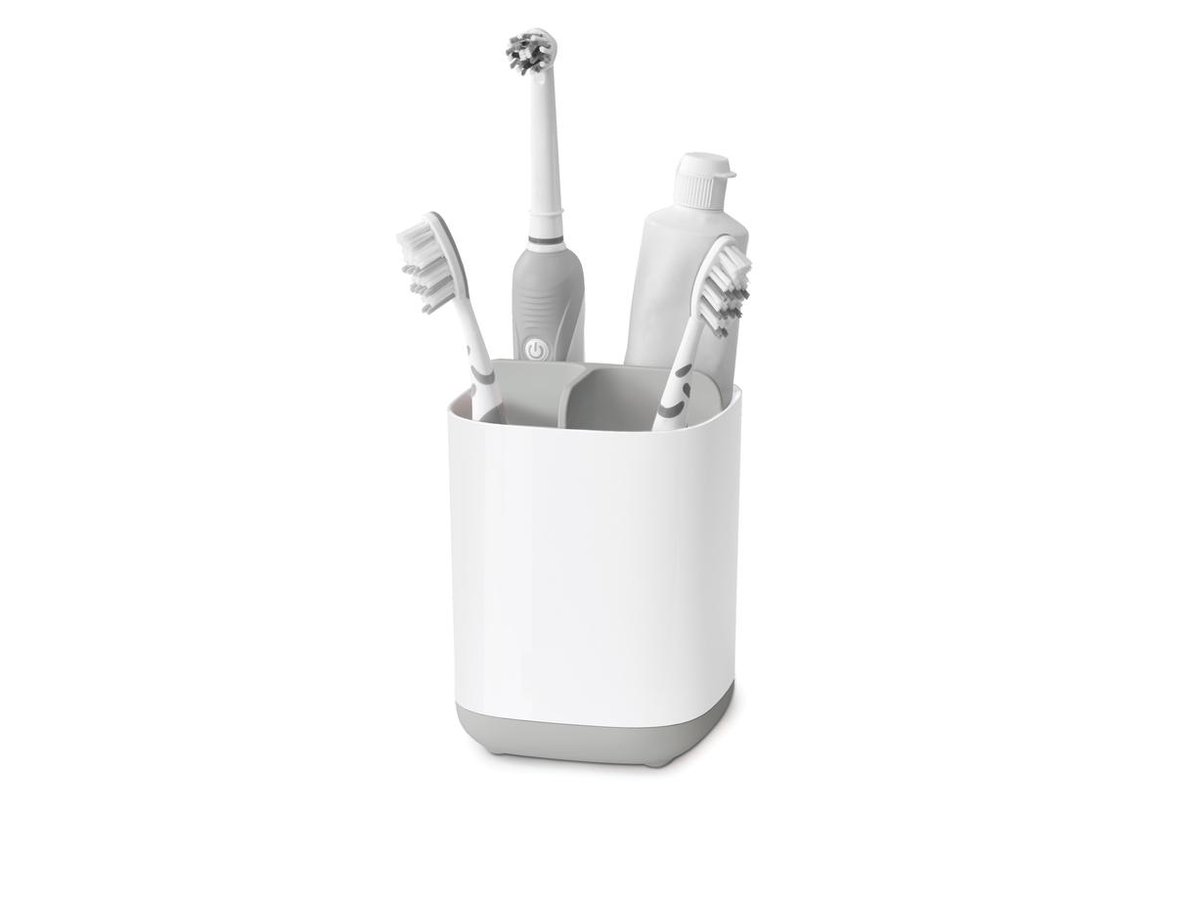 Joseph Joseph EasyStore Toothbrush Holder - Light Grey