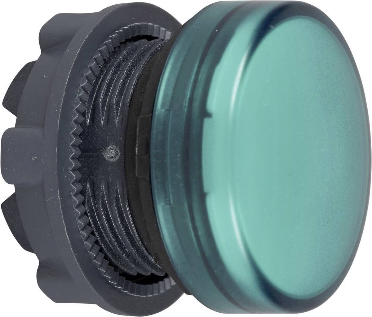 Schneider Electric Harmony signallampehoved i plast for led med linse i grøn farve