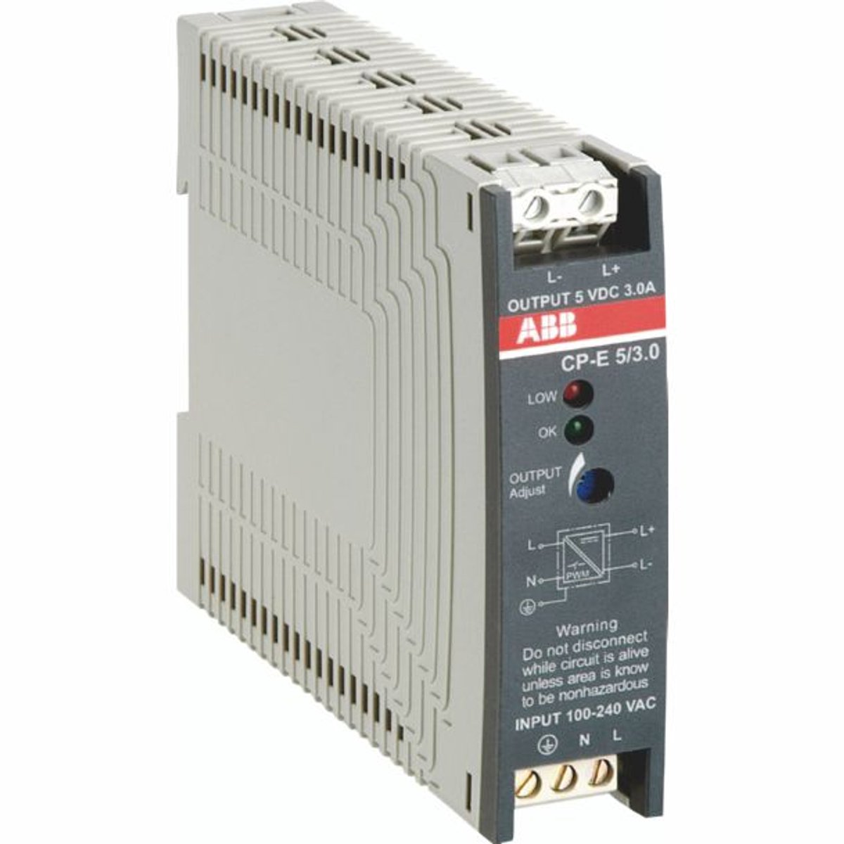 ABB Strømforsyning 24v, 0,75a cp-e 24/0.75
