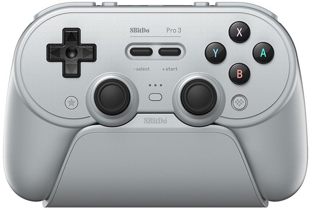 8BitDo Pro 3 - Bluetooth - 2.4G - Hall Effect - TMR - Grey - Wireless Controller - Nintendo Switch 2