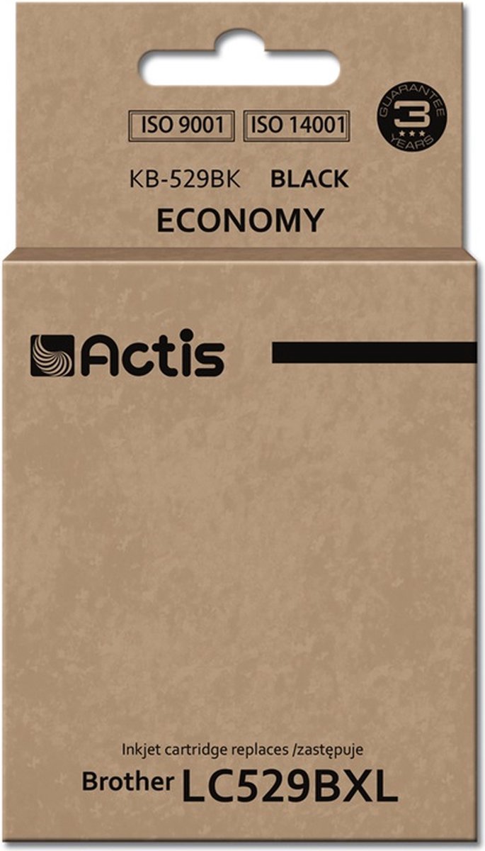 Actis KB-529BK - Economy - black - ink cartridge (alternative for: Brother LC529BK)