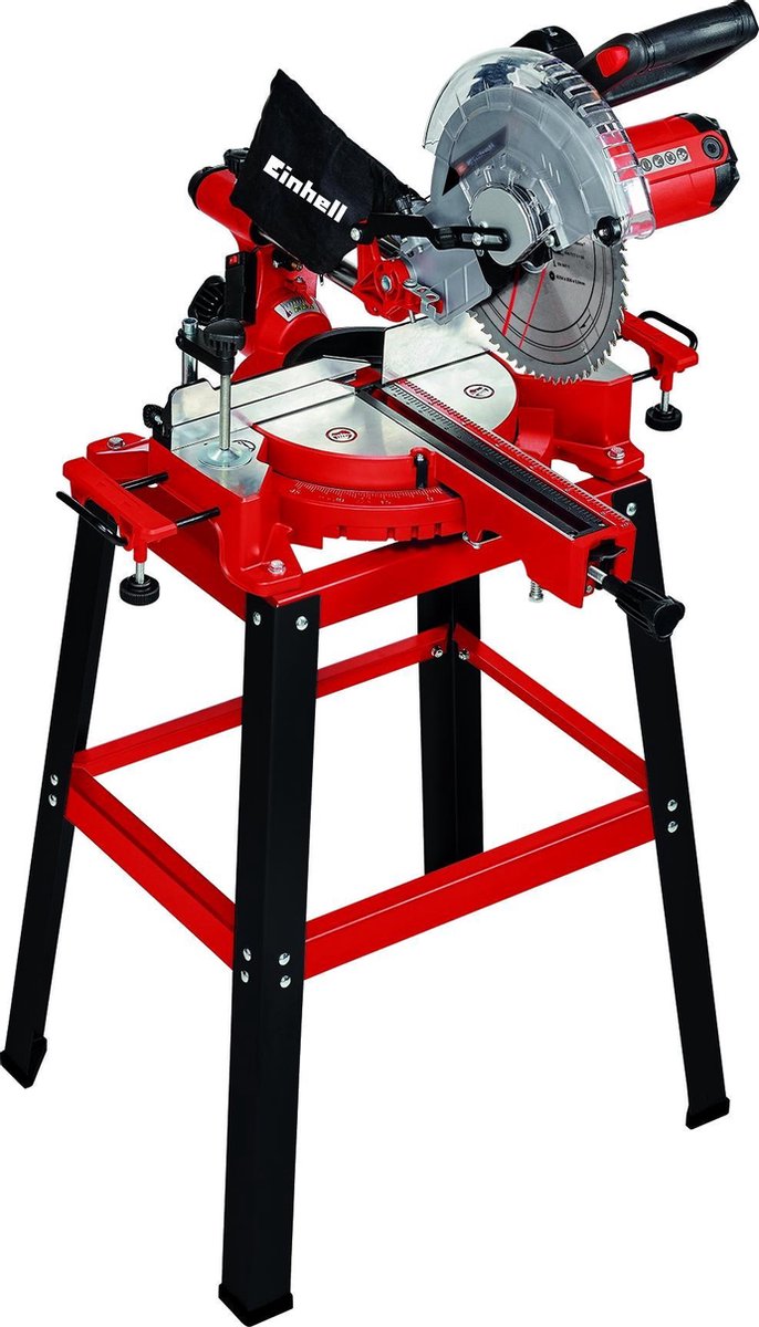 Einhell TC-SM 2531/2 kap-/geringssav med udtræk og bord Ø254 mm 230V/1900W