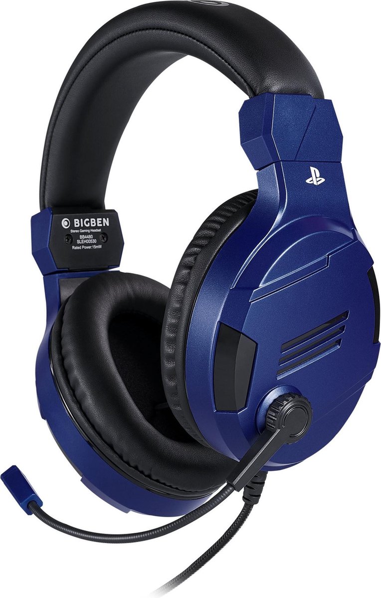BigBen Interactive PS4/PS5 Gaming Headset V3 - Blue
