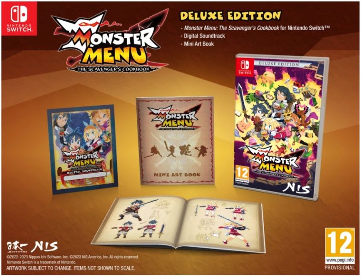 Monster Menu: The Scavenger's Cookbook (Deluxe Edition) - Nintendo Switch - RPG