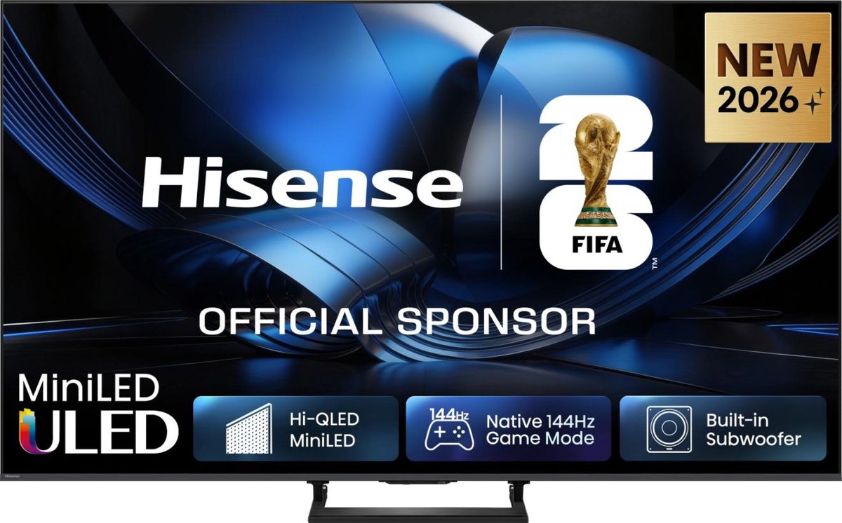 Hisense 65" Fladskærms TV ULED 4K Dolby Vision 65U7SE