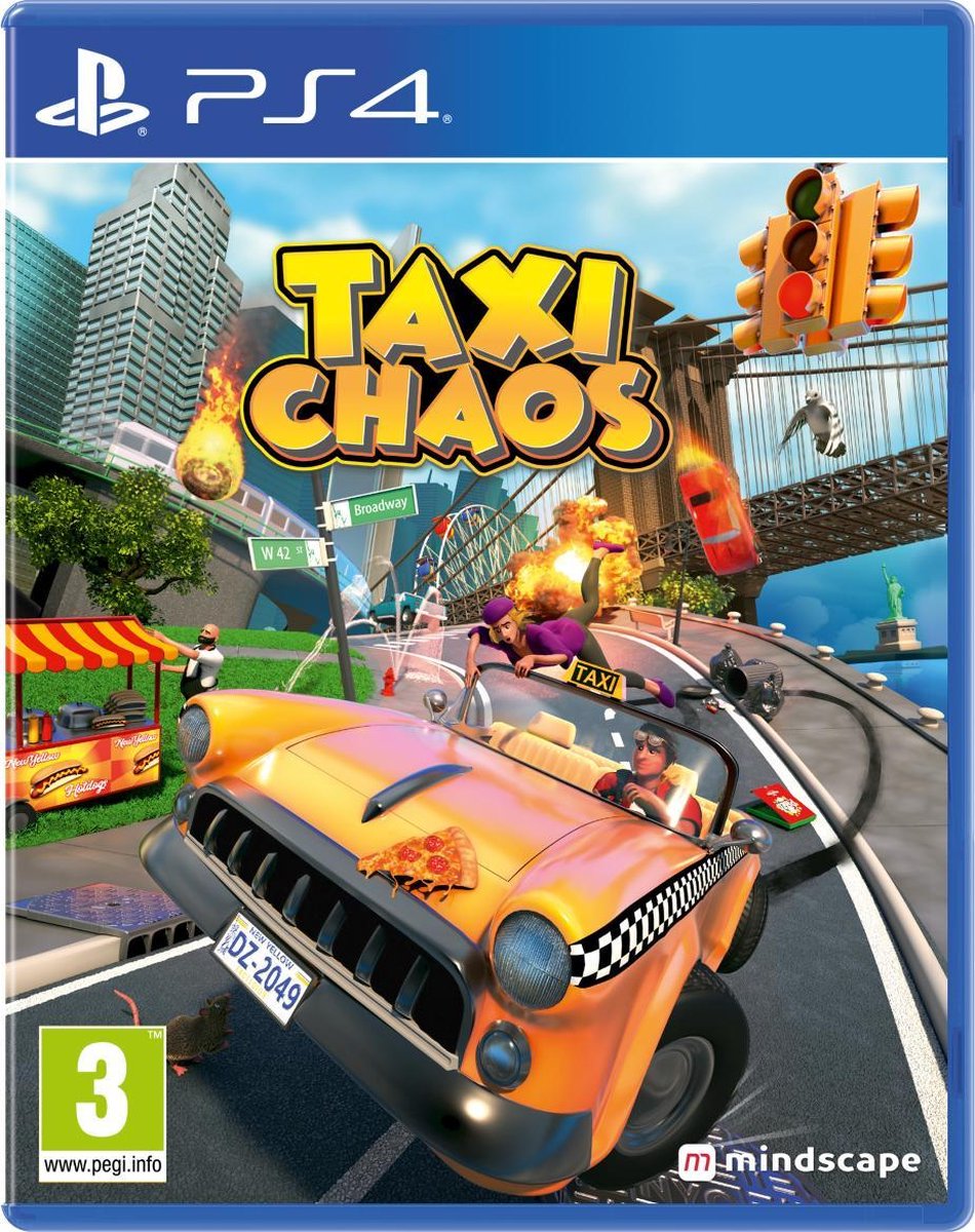 Taxi Chaos - Sony PlayStation 4 - Simulator