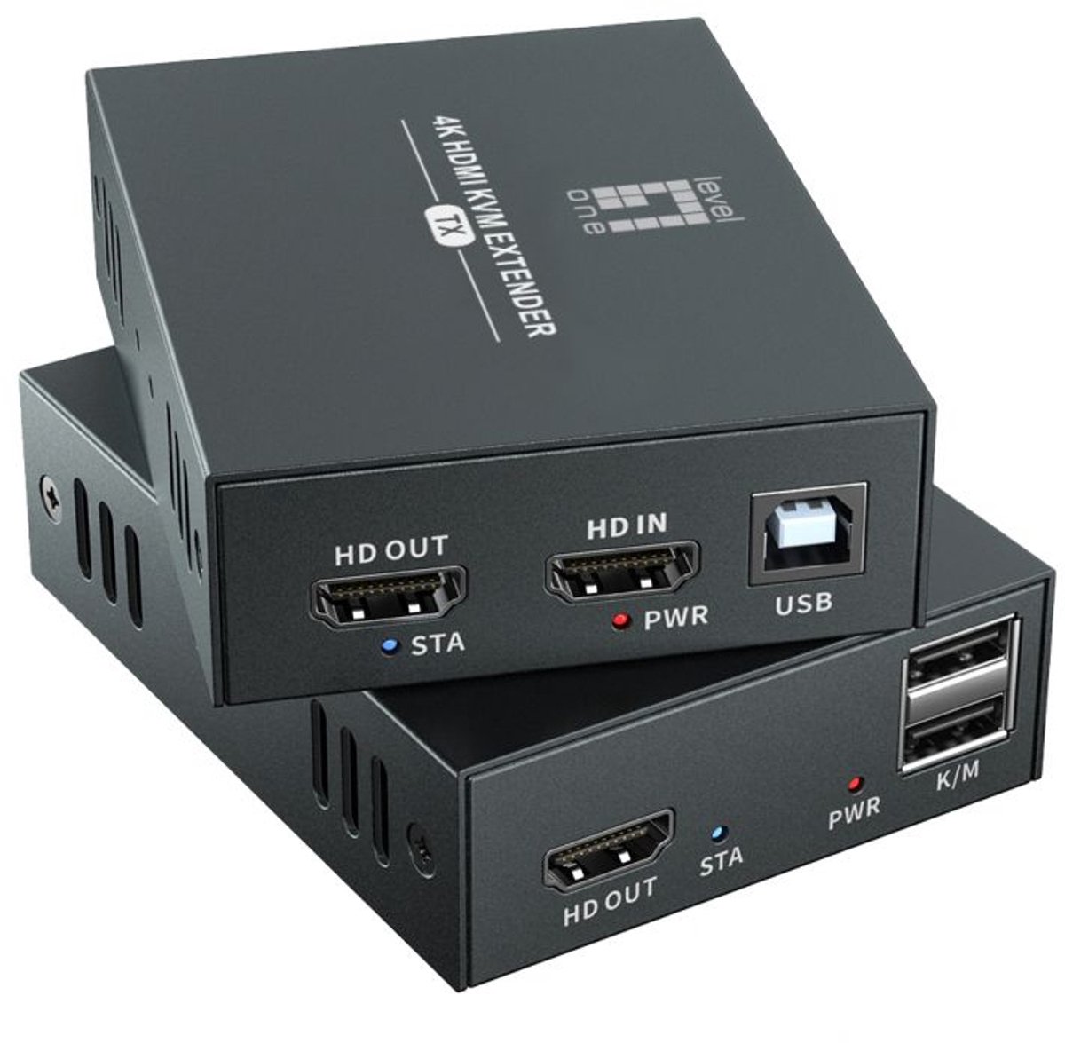 LevelOne HVE-8111 - Extender Kit - KVM / video / audio extender - HDMI