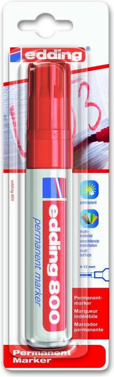 Edding e-800 Permanent marker rød