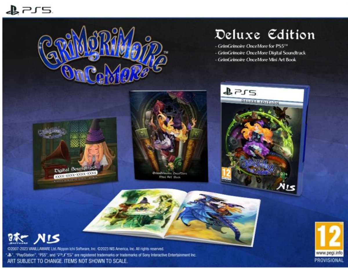 GrimGrimoire OnceMore (Deluxe Edition) - Sony PlayStation 5 - Strategi