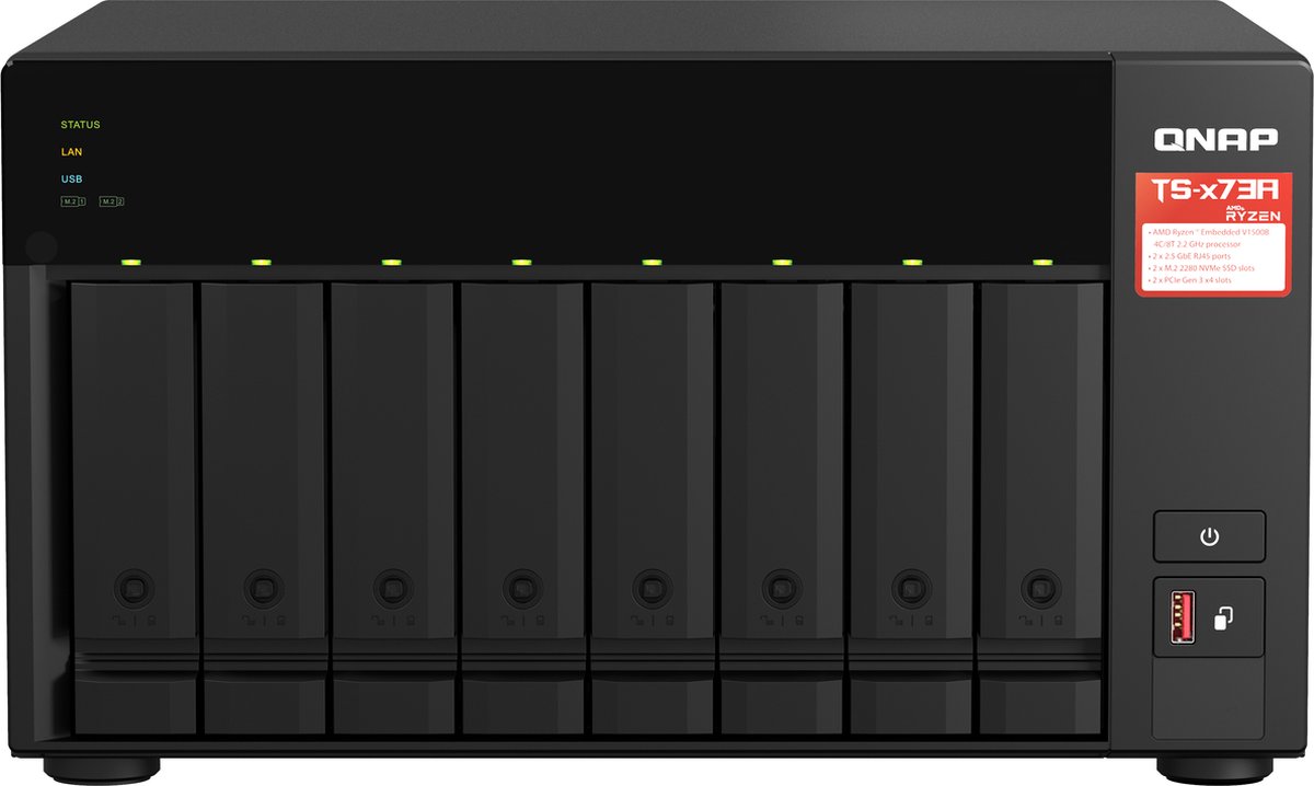 QNAP TS-873A-8G - NAS-Server