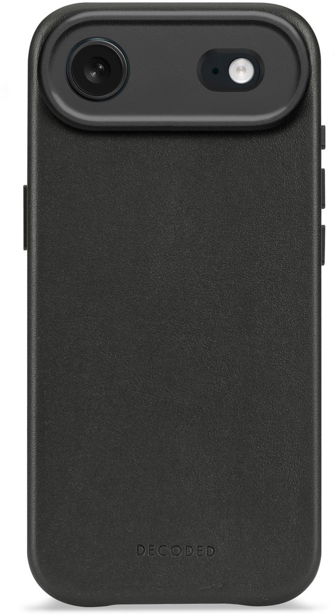 Decoded - Leather Backcover for iPhone 17 Air - Black