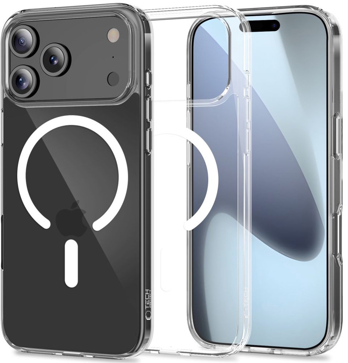 Tech-Protect FlexAir Hybrid MagSafe Case for iPhone 17 Pro - Clear