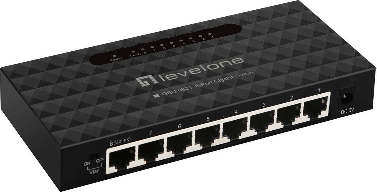 LevelOne GEU-0821 8-Port Gigabit Switch