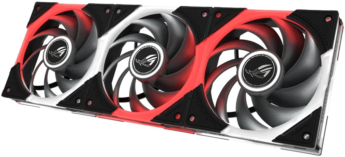 ASUS ROG EURUX GR120 ARGB Black (3-pack) - Kabinet køler - 120mm - Sort - 33 dBA