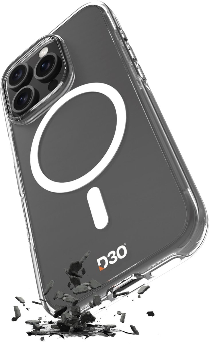 Puro Impact Clear D3O MagSafe Silicone Case for iPhone 16 Plus - Transparent