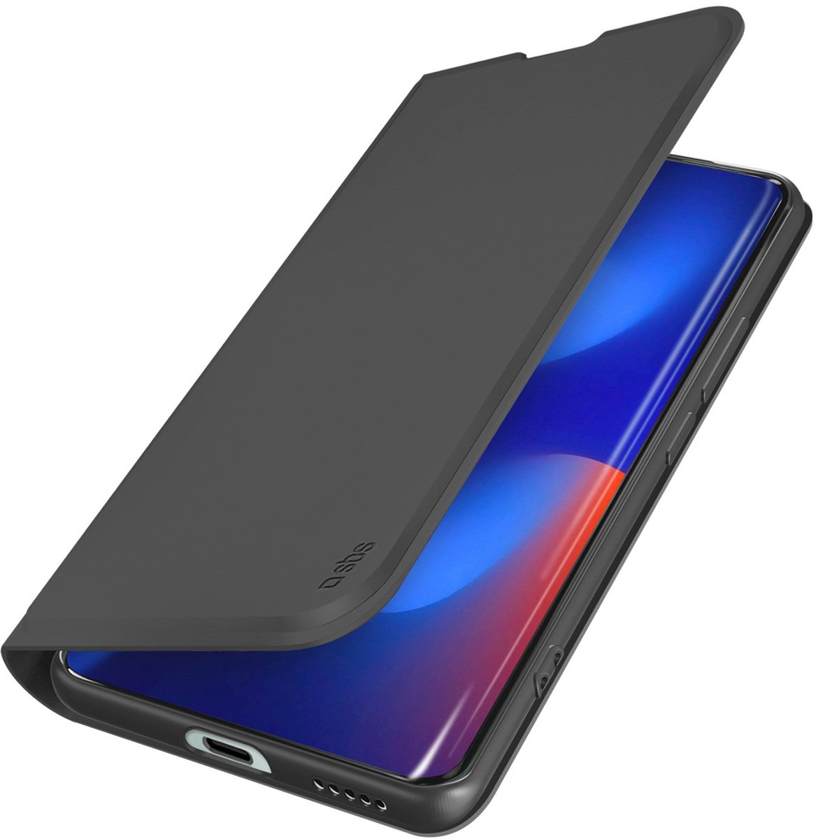 SBS Wallet Smooth Case for Xiaomi Redmi Note 15 with Flip - Black