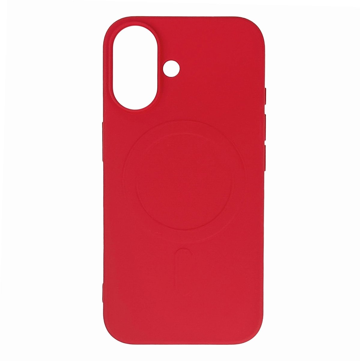 Hurtel Liquid Silicone Case MagSafe for iPhone 16 - Red